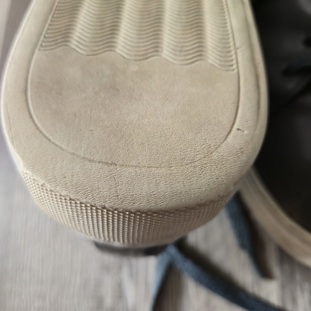 Brother Frère Grey Leather Low Top Sneaker 42 US 9 Made in Portugal Quiet Luxury - Picture 13 of 15